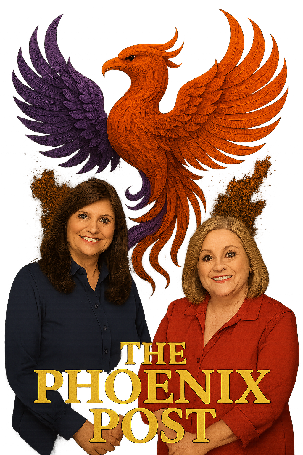 The Phoenix Post Team and Logo